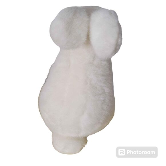 Vintage 10" Easter Parade White Bunny Rabbit with Carrot - Picture 2 of 6